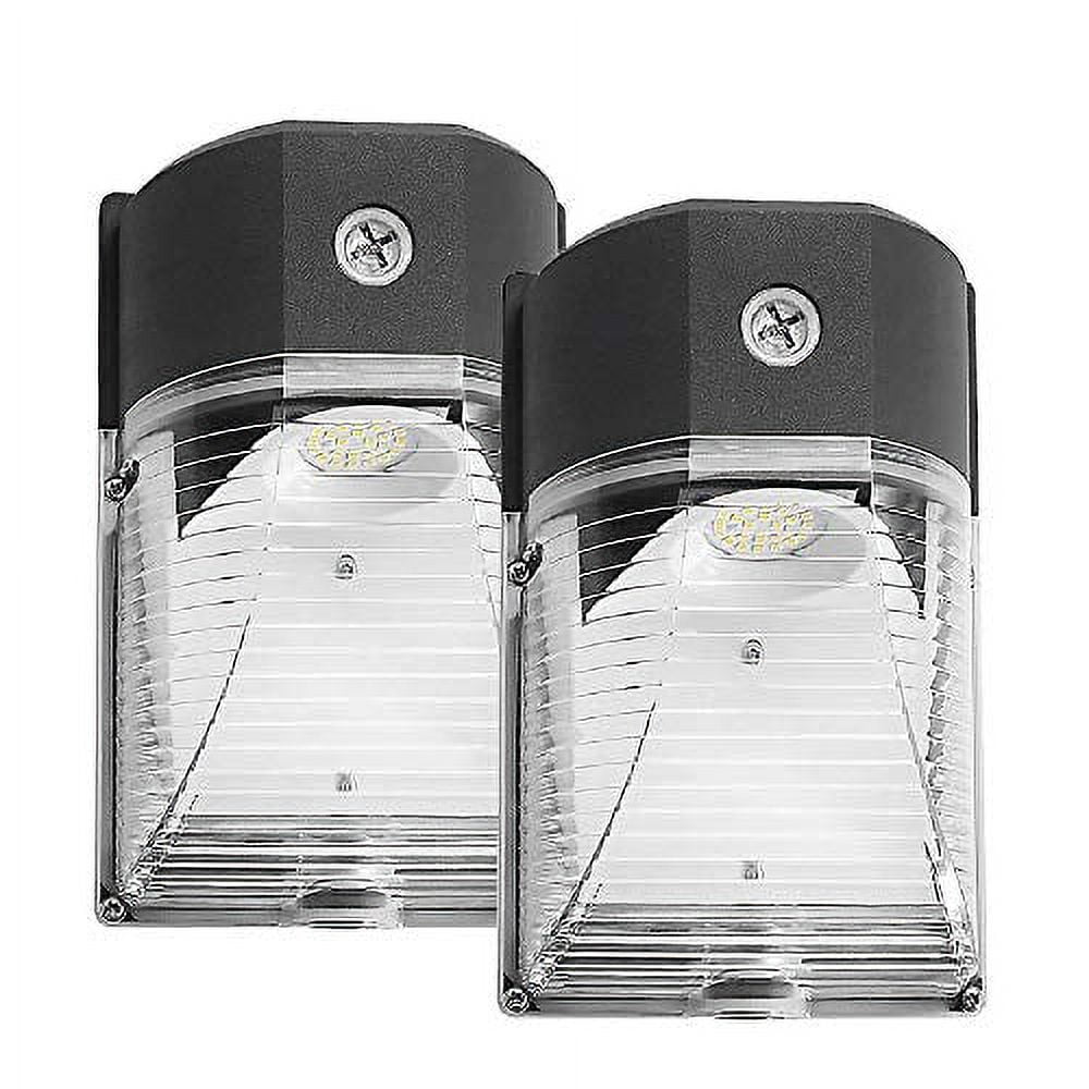 Black 26W LED Wall Pack Light with Dusk to Dawn Sensor