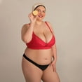 thumbnail image 1 of CINVIK Sexy Lace Underwear Seamless Lace Flower Bikini High Cut Lace Panties, Size 4XL, 1 of 6