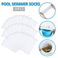 thumbnail image 1 of CINYOYO 30 Pack Pool Skimmer Socks Perfect Savers for Filters, Baskets and Skimmers, Fine Mesh Socks Cleans Debris and Leaves for Inground or Above Ground Pools Skimmer Basket, 1 of 8