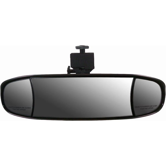 CIPA 02022 Extreme 7" x 20" Marine Mirror, Black