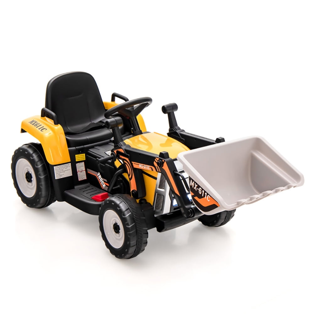 CIPACHO 12V Battery Powered Kids Ride on Excavator with Adjustable Arm and Bucket, 4WD Ride on Toys for Kids 3-8, Yellow CIPACHO 12V Battery Powered Kids Ride on Excavator with Adjustable Arm and Bucket, 4WD Ride on Toys for Kids 3-8, Yellow
