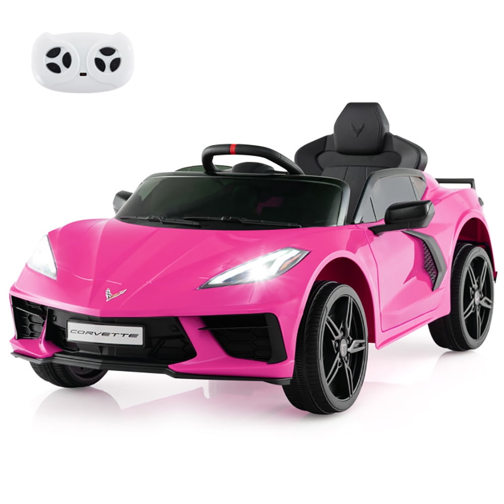 CIPACHO 12V Electric Kids Ride On Car Licensed Chevrolet Corvette C8 with Remote Control, Battery Powered Electric Car, 4-Wheeler Quad Car Toy for Ages 3+, Pink CIPACHO 12V Electric Kids Ride On Car Licensed Chevrolet Corvette C8 with Remote Control, Battery Powered Electric Car, 4-Wheeler Quad Car Toy for Ages 3+, Pink