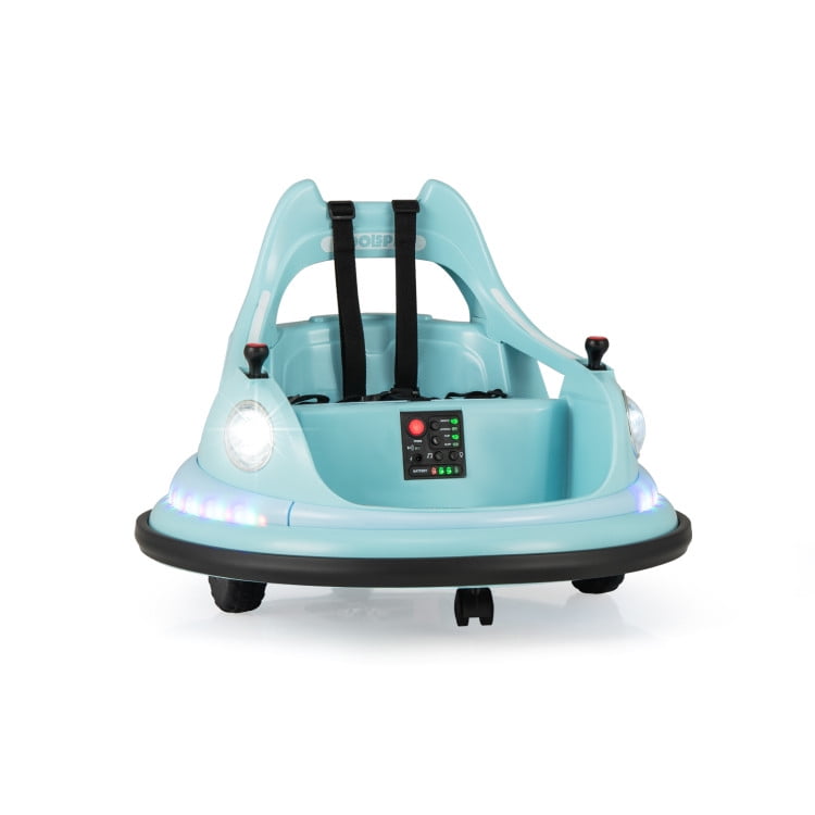 CIPACHO 12V Kids Ride On Bumper Car with Remote Control and Dual Joysticks, Electric Baby Bumper Car, Baby Girl Riding Bumping Toy Gifts Cars, Blue CIPACHO 12V Kids Ride On Bumper Car with Remote Control and Dual Joysticks, Electric Baby Bumper Car, Baby Girl Riding Bumping Toy Gifts Cars, Blue