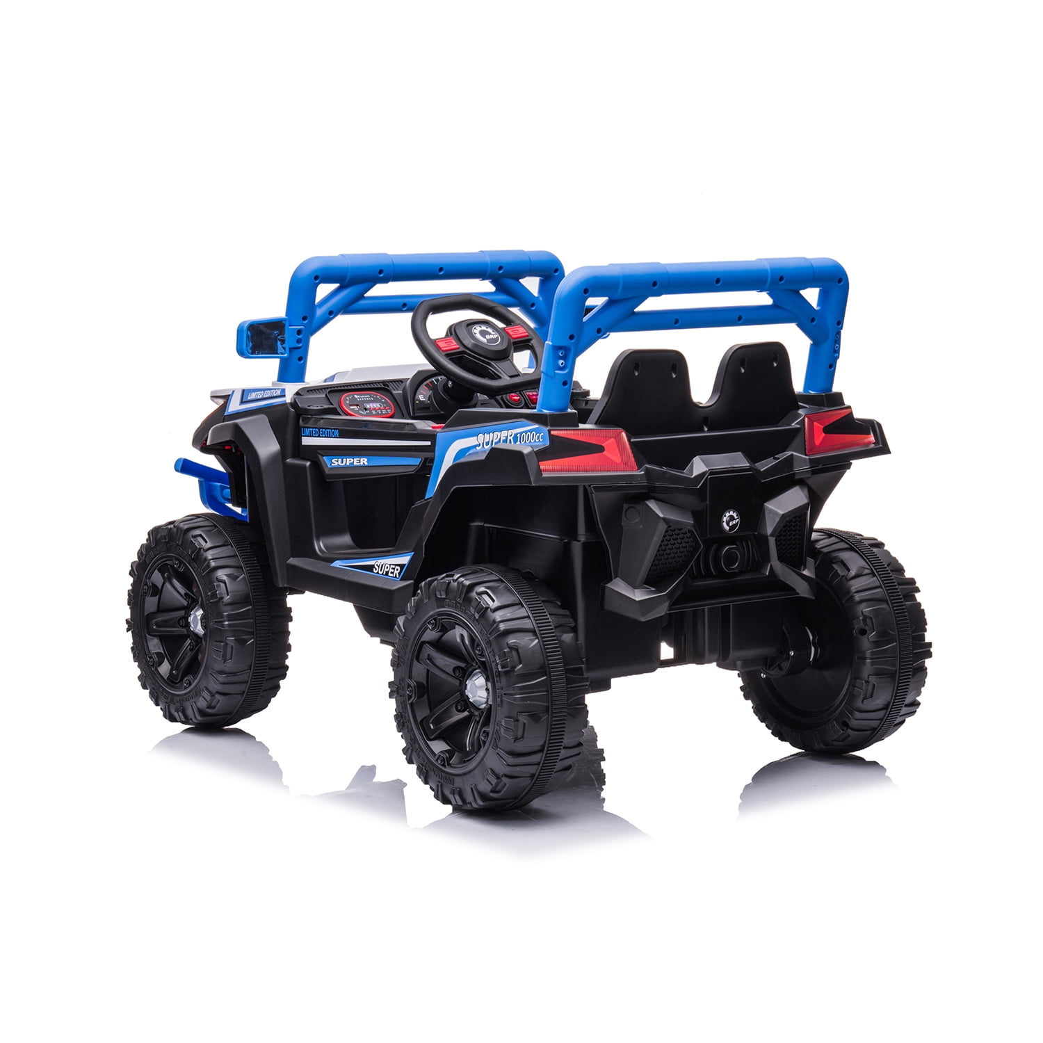 CIPACHO 12V Kids Ride On Car, Forward and Backward, High and Low Speed, Music, Front Light, Blue