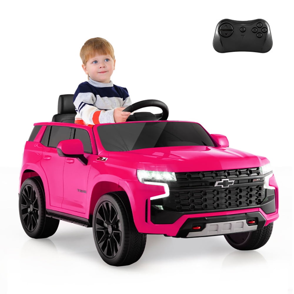 CIPACHO 12V Kids Ride on Car with 2.4G Remote Control, Kid's Battery Powered Electric Vehicle, Pink