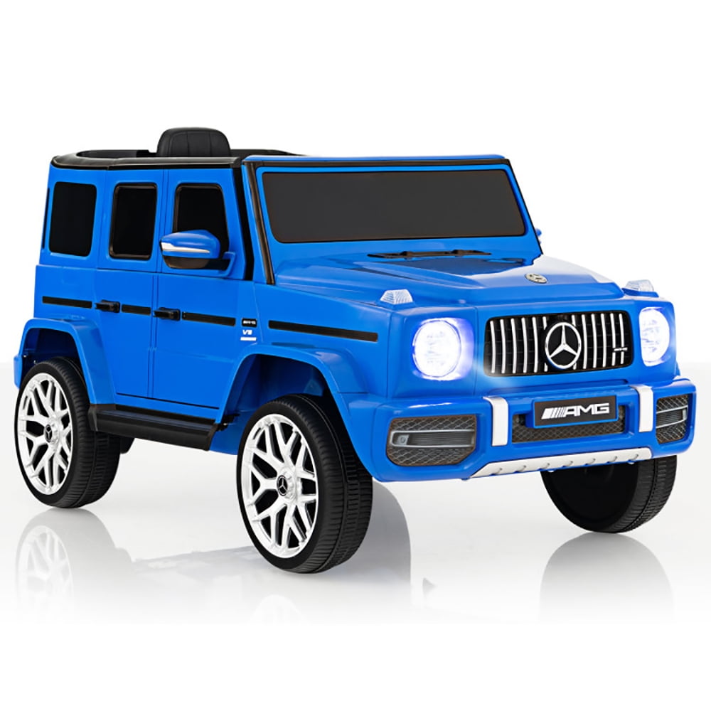 CIPACHO 12V Mercedes-Benz G63 Licensed Kids Ride On Car with Remote Control, Kid's Battery Powered Licensed Electric Vehicle, Navy