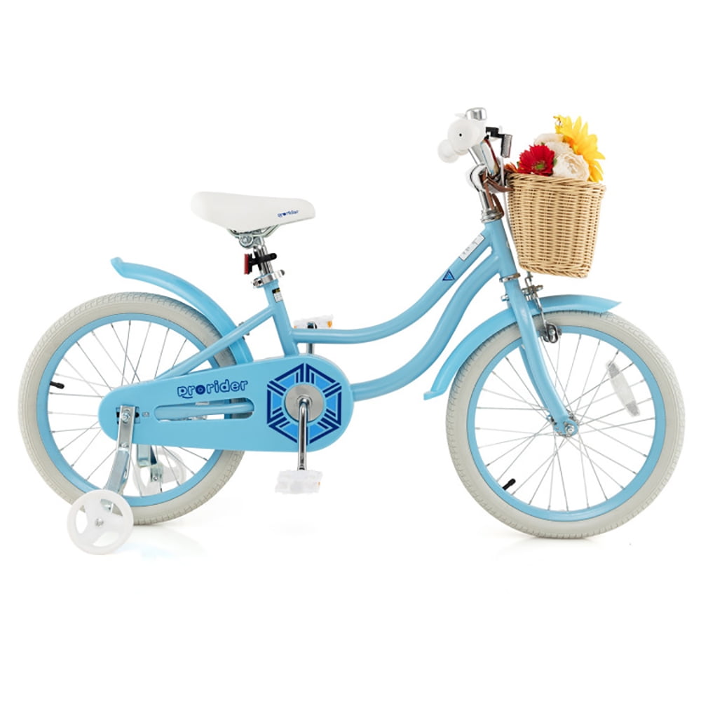 CIPACHO 18" Kids Bike with Training Wheels and Adjustable Handlebar Seat, Steady Balancing, Gift Bike for 3-5 Boys Girls, Blue CIPACHO 18" Kids Bike with Training Wheels and Adjustable Handlebar Seat, Steady Balancing, Gift Bike for 3-5 Boys Girls, Blue