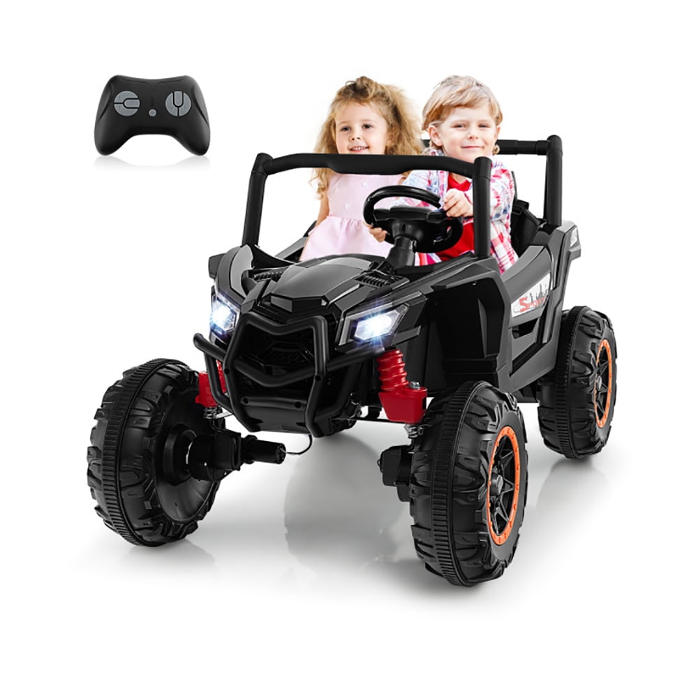 CIPACHO 2 Seater Kids Ride on Car with 2.4G Remote Control, Kids Electric Vehicles, Kids UTV for Children 3+ Years Old, Black CIPACHO 2 Seater Kids Ride on Car with 2.4G Remote Control, Kids Electric Vehicles, Kids UTV for Children 3+ Years Old, Black