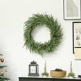 thumbnail image 1 of CIPACHO 24 inch Christmas Wreath, Artificial Norfolk Pine Wreath with Pine Cones and 88 Realistic Branches for Door, Wall, Holiday Decoration for Indoor Outdoor, 1 of 7