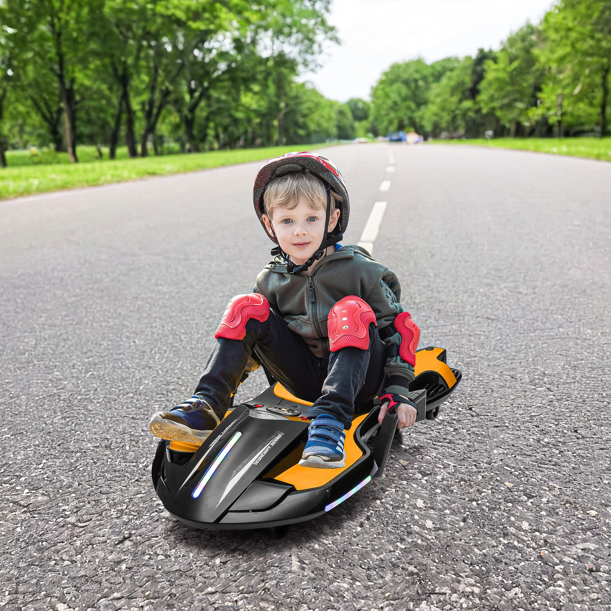 CIPACHO Durable Kids 24 V 6.84 mph Powered Ride-Ons, Orange