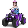 thumbnail image 1 of CIPACHO 24V Kids Ride-On Electric ATV with Wireless Connection for Toddlers 3-8 Years Old, Battery Powered Electric Ride on Car, 4-Wheeler Quad Car Toy, Purple, 1 of 4