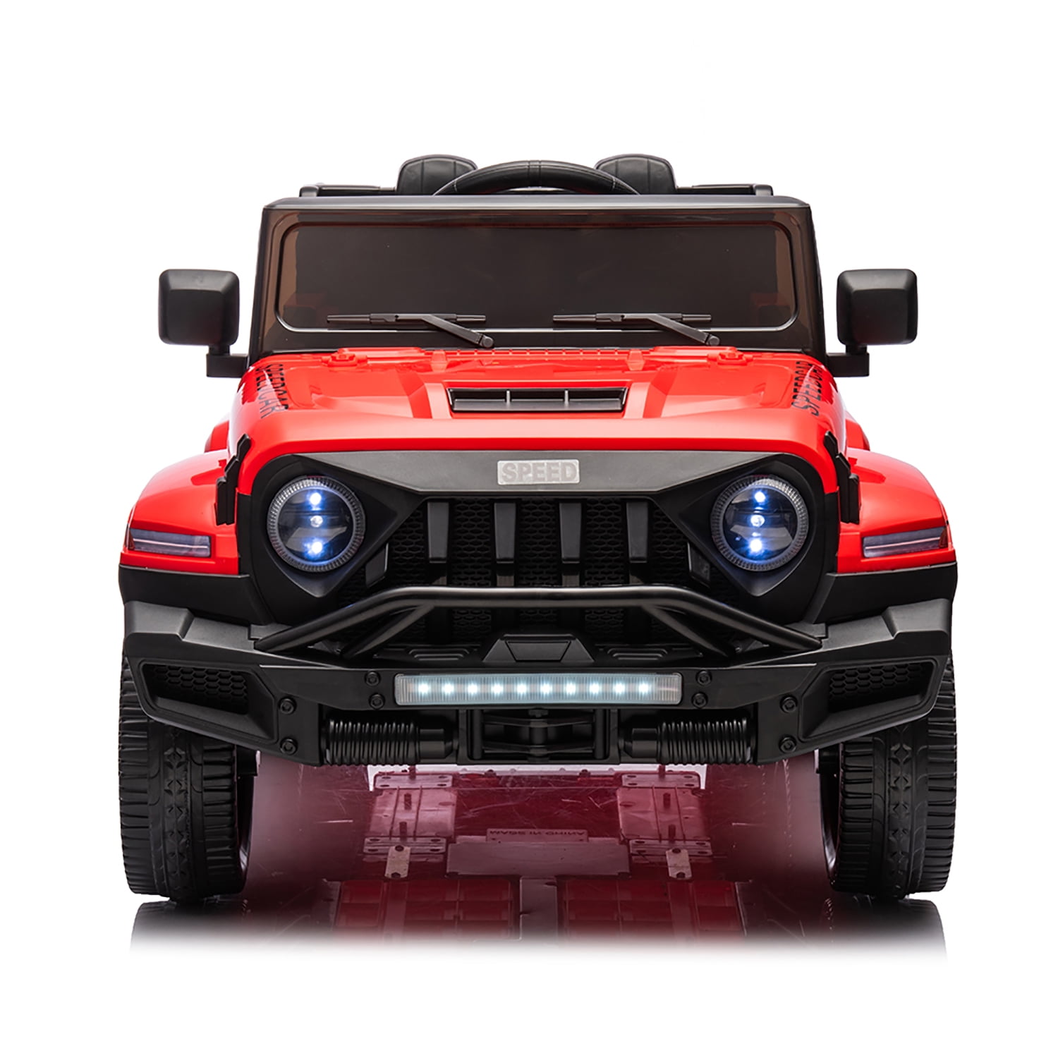 CIPACHO 24V Ride On Car for Kids, Battery Powered Car Toys with Remote Control, Music and Lights, Five-Point Safety Belt, Rocking Chair Mode for Back-and-Forth Swinging, Red CIPACHO 24V Ride On Car for Kids, Battery Powered Car Toys with Remote Control, Music and Lights, Five-Point Safety Belt, Rocking Chair Mode for Back-and-Forth Swinging, Red