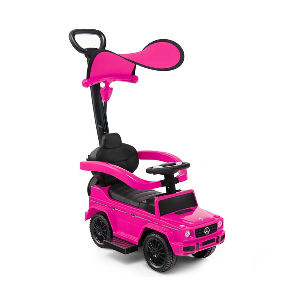 CIPACHO 3-In-1 Ride on Push Car Mercedes Benz G350 Stroller Sliding Car with Canopy, Boys & Girls Gifts for Birthday, Pink CIPACHO 3-In-1 Ride on Push Car Mercedes Benz G350 Stroller Sliding Car with Canopy, Boys & Girls Gifts for Birthday, Pink