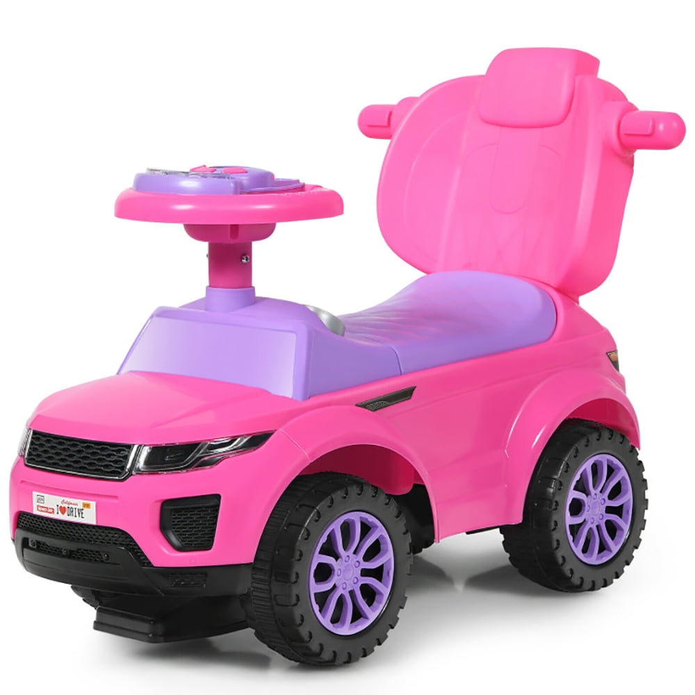 CIPACHO 3 in 1 Ride on Push Car Toddler Stroller Sliding Car with Music, Boys & Girls Gifts for Birthday, Pink CIPACHO 3 in 1 Ride on Push Car Toddler Stroller Sliding Car with Music, Boys & Girls Gifts for Birthday, Pink