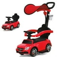 thumbnail image 1 of CIPACHO 3-in-1 Toddler Stroller, Push & Pedal Ride-On, Red, for Ages 1-3 Years, 1 of 3