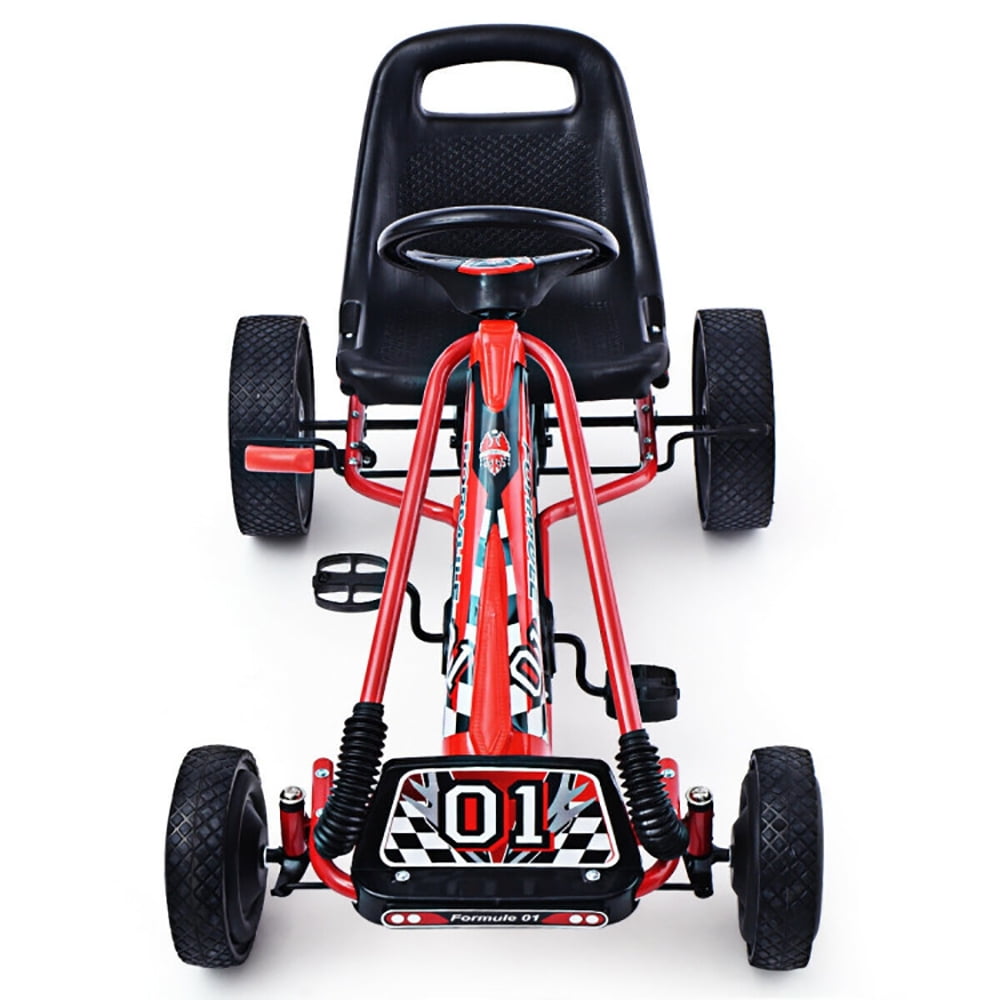 CIPACHO 4 Wheels Kids Ride On Pedal Powered Bike Go Kart Racer Car Outdoor Play Toy, Electric Go Cart, Drift Carts for Kids Ages 3-6, Red CIPACHO 4 Wheels Kids Ride On Pedal Powered Bike Go Kart Racer Car Outdoor Play Toy, Electric Go Cart, Drift Carts for Kids Ages 3-6, Red