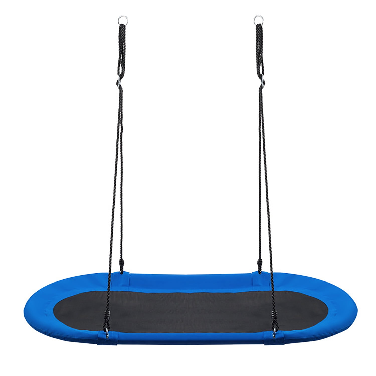 CIPACHO 60" Saucer Surf Outdoor Adjustable Kids Swing Set, Kids Playground for Backyard, Blue