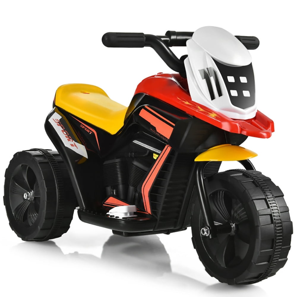 CIPACHO 6V 3-Wheel Electric Ride-On Toy Motorcycle Trike with Music and Horn, Holiday Birthday Gift for Kids Ages 3-8, Red CIPACHO 6V 3-Wheel Electric Ride-On Toy Motorcycle Trike with Music and Horn, Holiday Birthday Gift for Kids Ages 3-8, Red