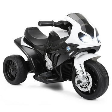 CIPACHO 6V Kids 3 Wheels Riding Electric Motorcycle, Battery Powered Electric Motorcycle Toy, Black