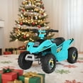 thumbnail image 1 of CIPACHO 6V Kids Electric ATV, 4 Wheels Ride-On Toy, ATV for Kids Ages 4-8, Excellent Gifts for Christmas and New Year, Blue, 1 of 7