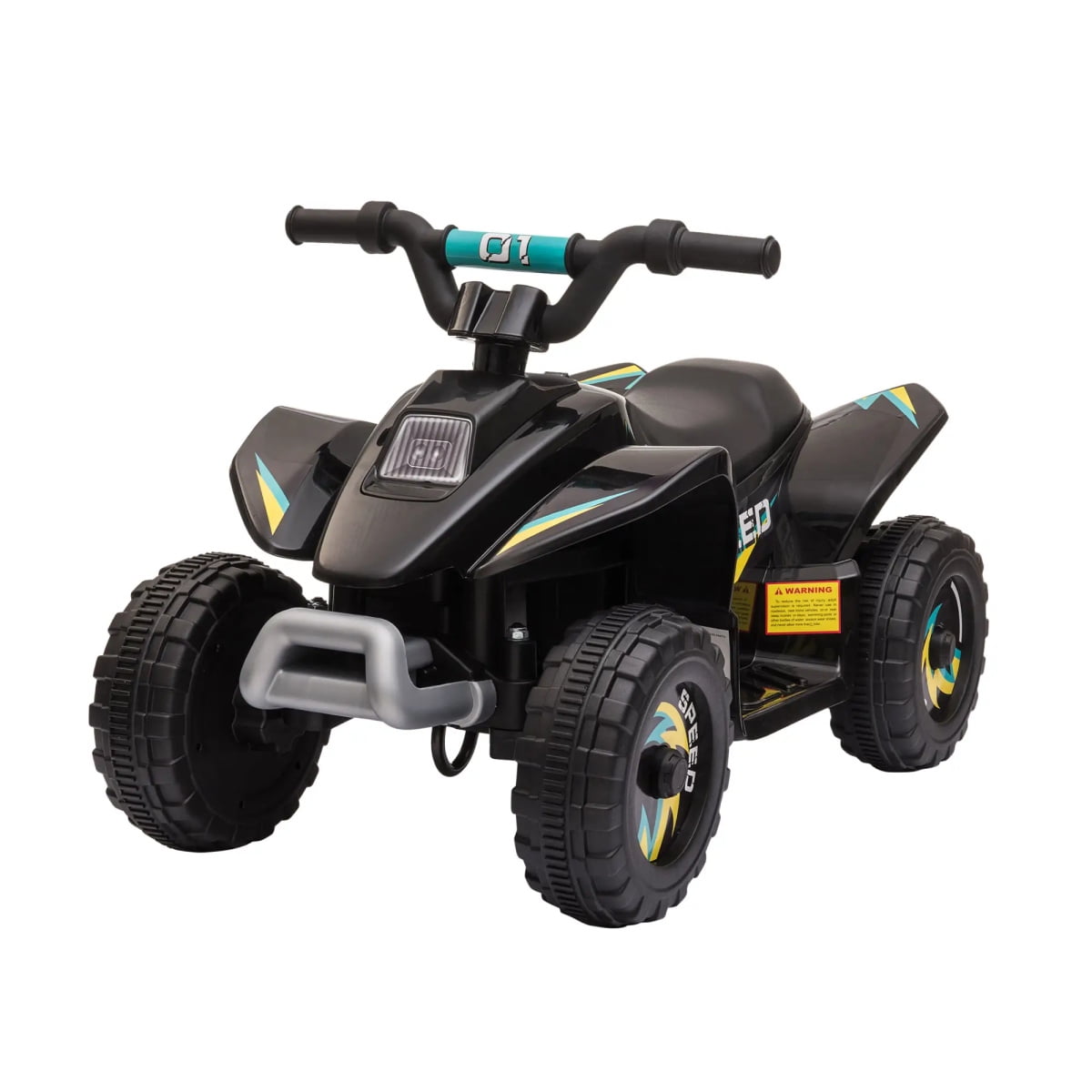 CIPACHO 6V Kids Electric Ride on ATV, Battery Powered Kids 4 Wheeler, Black CIPACHO 6V Kids Electric Ride on ATV, Battery Powered Kids 4 Wheeler, Black