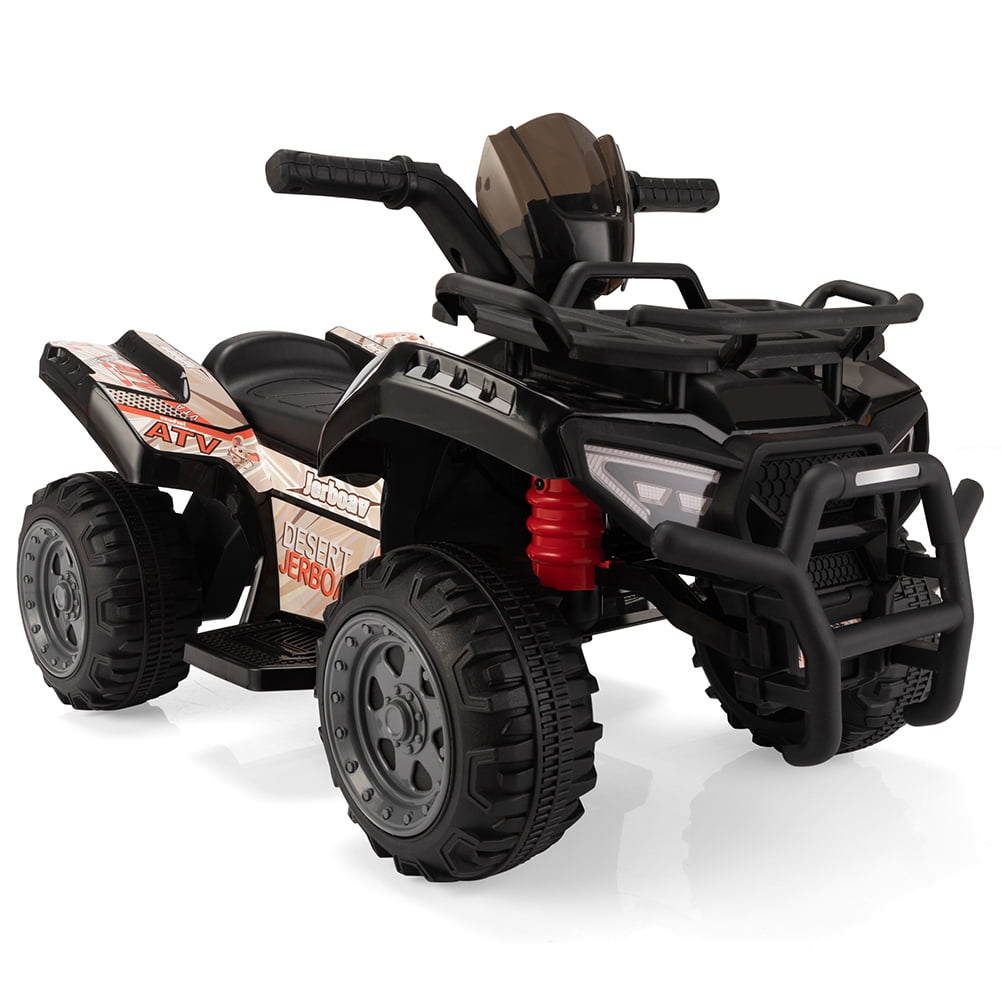 CIPACHO 6V Kids Ride-On ATV Car, Powered 4-Wheeler Car with Music Horn USB MP3, Electric Vehicle Toy for Children, Holiday Birthday Gift for Kids Ages 2-4, Black CIPACHO 6V Kids Ride-On ATV Car, Powered 4-Wheeler Car with Music Horn USB MP3, Electric Vehicle Toy for Children, Holiday Birthday Gift for Kids Ages 2-4, Black