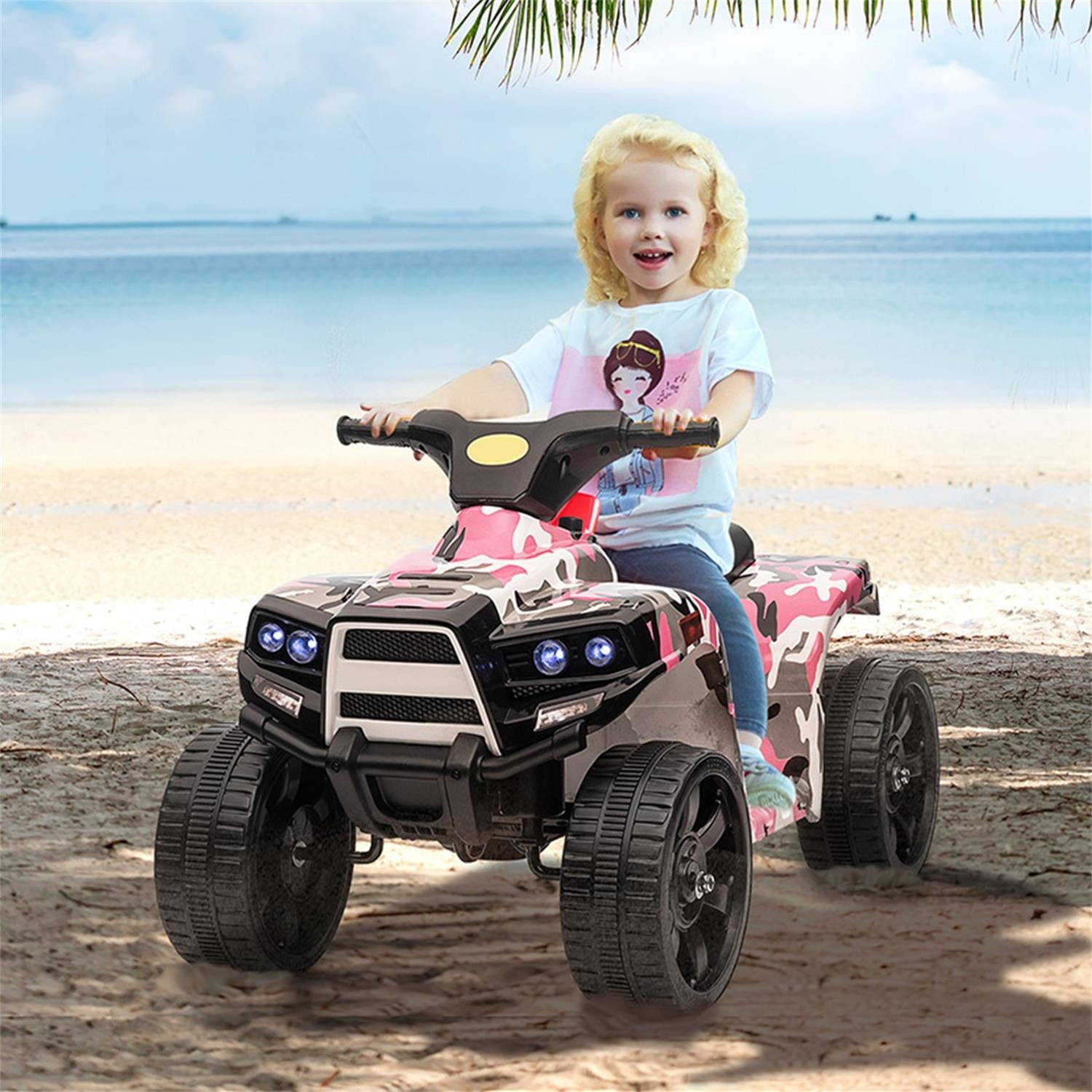 CIPACHO 6V Ride On ATV, Mini Off-Road Battery Powered Motorized Quad for Kids, Anti-Slip Wheels, RWD 4-Wheeler Electric Toy Car for Toddlers, Camouflage CIPACHO 6V Ride On ATV, Mini Off-Road Battery Powered Motorized Quad for Kids, Anti-Slip Wheels, RWD 4-Wheeler Electric Toy Car for Toddlers, Camouflage