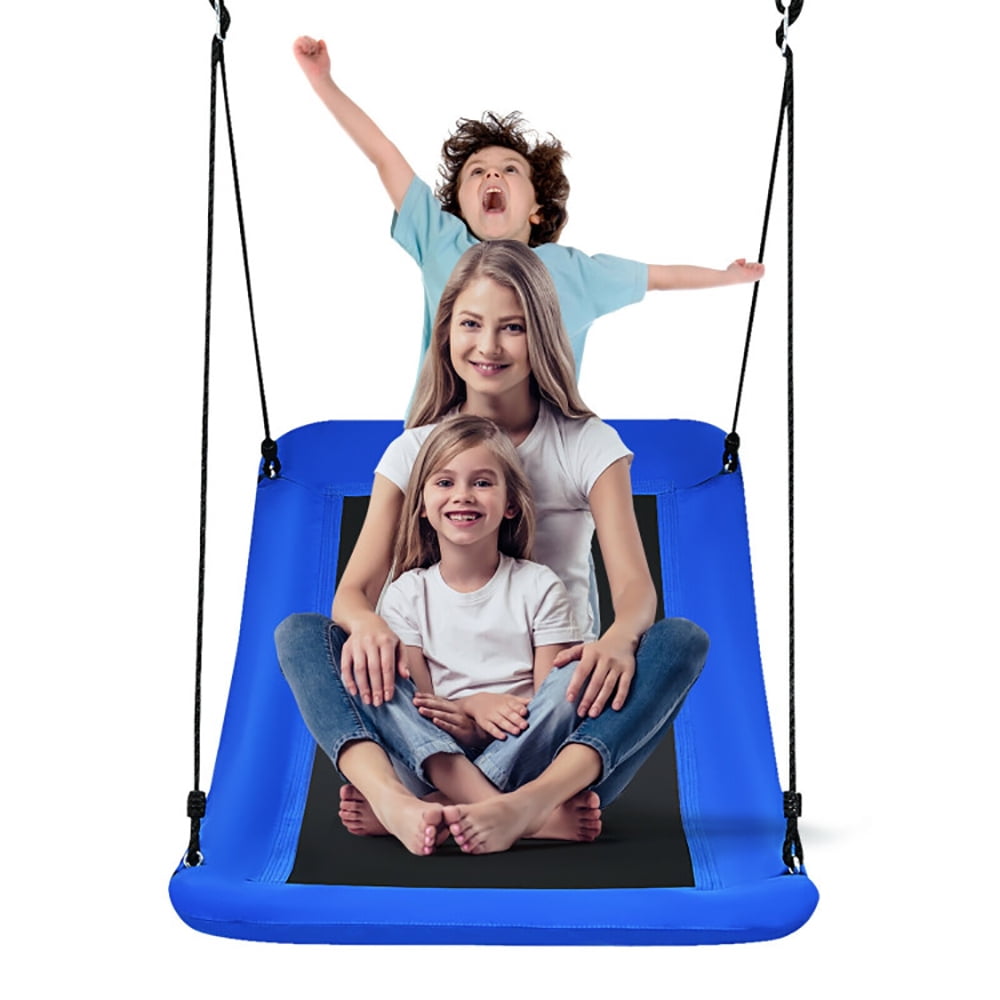 CIPACHO 700lb Giant 60 Inch Platform Tree Swing for Kids and Adults, Indoor Outdoor Play for Kids, Blue CIPACHO 700lb Giant 60 Inch Platform Tree Swing for Kids and Adults, Indoor Outdoor Play for Kids, Blue