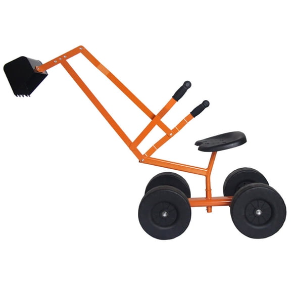 CIPACHO Heavy Duty Kid Ride-on Sand Digger Digging Excavator, Outdoor Garden Backyard Play Toy for Kids 3-8