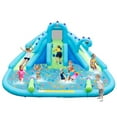 thumbnail image 1 of CIPACHO Inflatable Water Slide with Dual Slides and Large Splash Pool, Heavy-Duty for Outdoor Fun (No Blower), 1 of 3