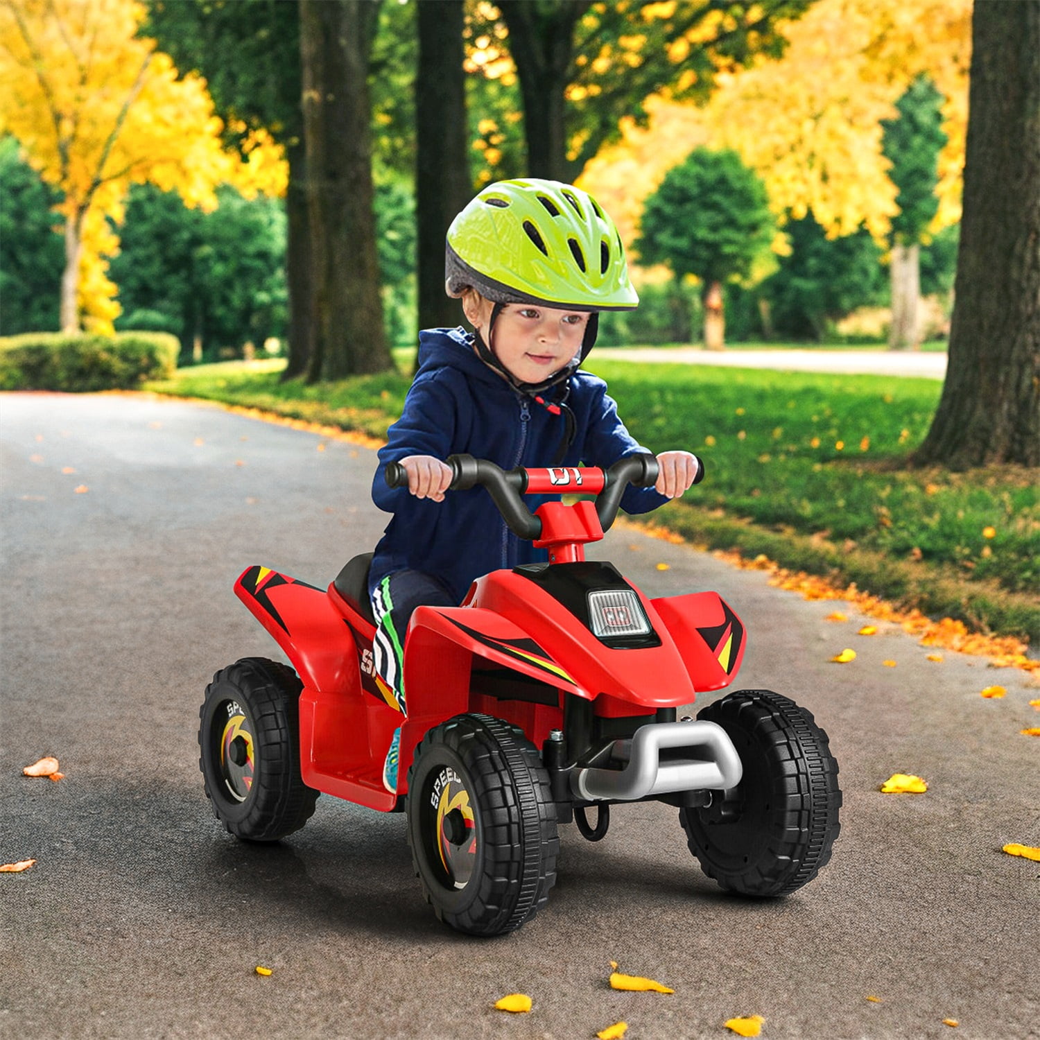 CIPACHO Kids ATV, Toddler Ride on 4 Wheeler Electric Car for Boy&Girls Age 3-8, Perfect Gift for Kids, Red