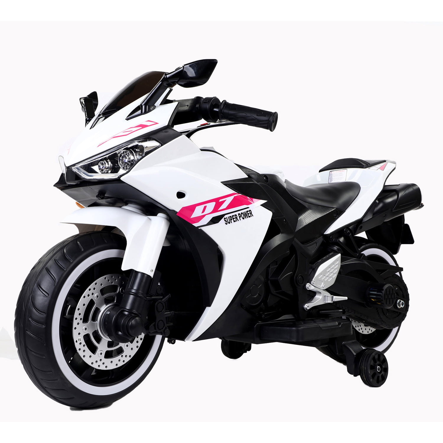 CIPACHO Kids Motorcycle 12V Powered Ride Ons for 36 Years Boys Girls