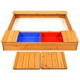 thumbnail image 1 of CIPACHO Kids Outdoor Playset Backyard Cedar Sandbox, Sand Box Toys for Kids 3-8, 1 of 8