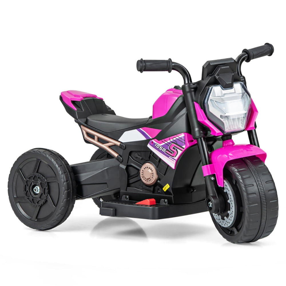 CIPACHO Kids Ride-on Motorcycle, 6V Battery Powered Motorbike with Detachable Training Wheels, Holiday Birthday Gift for Kids Ages 3-8, Pink CIPACHO Kids Ride-on Motorcycle, 6V Battery Powered Motorbike with Detachable Training Wheels, Holiday Birthday Gift for Kids Ages 3-8, Pink