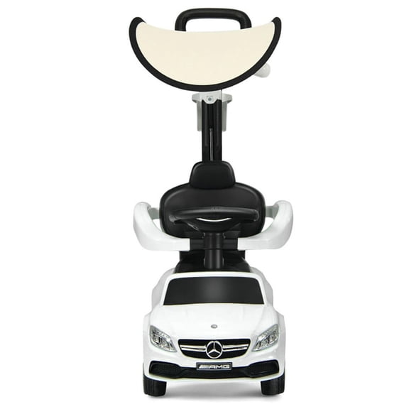 CIPACHO Kids Ride on Push Car, Toddler Stroller Sliding Car for 18 - 48 months, White