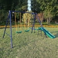 thumbnail image 1 of CIPACHO Outdoor Swing for Kids, Safe Design, Perfect Gift for Children 3-8 Years Old, Green, 1 of 9