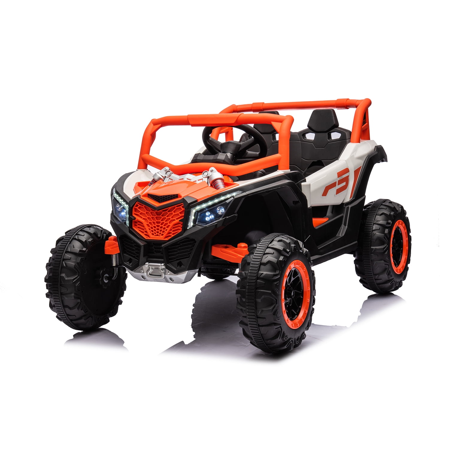 CIPACHO Ride On Car for Kids, Kids Electric UTV Car, Kids Riding Toys with Remote Control, Gift for 3-6 Years Boys Girls, Orange CIPACHO Ride On Car for Kids, Kids Electric UTV Car, Kids Riding Toys with Remote Control, Gift for 3-6 Years Boys Girls, Orange