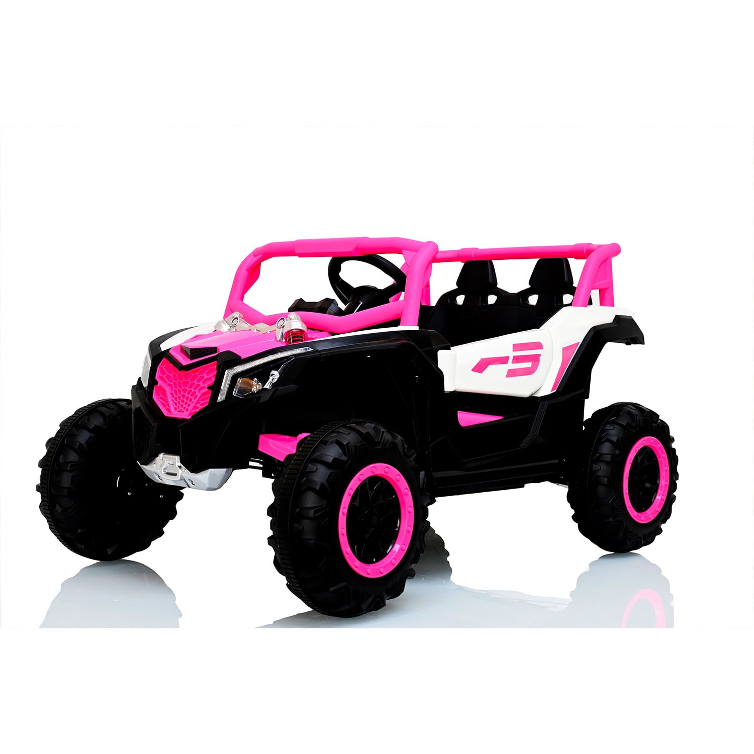 CIPACHO Ride On Car for Kids, Kids Electric UTV Car, Kids Riding Toys with Remote Control, Gift for 3-6 Years Boys Girls, Pink CIPACHO Ride On Car for Kids, Kids Electric UTV Car, Kids Riding Toys with Remote Control, Gift for 3-6 Years Boys Girls, Pink
