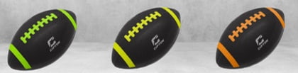 CIPTON Silent Football 3-Pack Bundle, Noise Free Premium Foam Footballs for Quiet Indoor Play & Practice