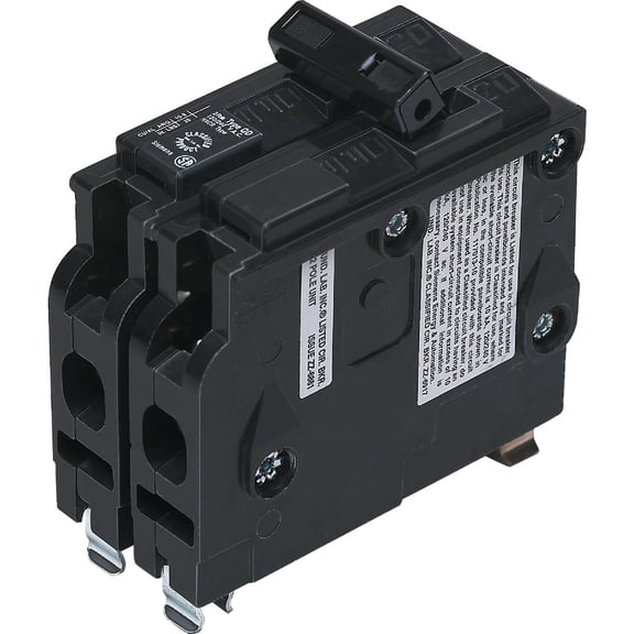 Siemens Circuit Breaker QD 2 Pole 40 Amp - 240 V, 10000 W, 2 Pole 40 Amplifier Breaker Box Home & Garage Storage, Stackable Design