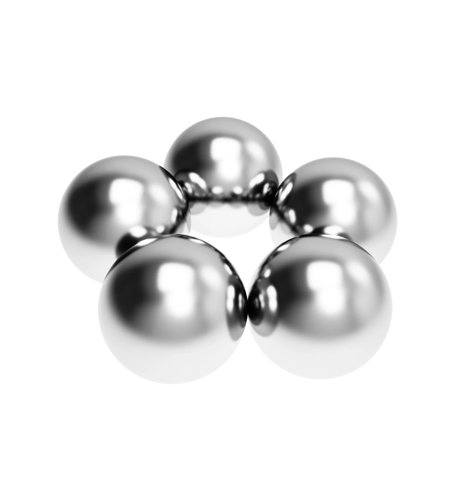 CIRCLE- 1/2 Inch Neodymium Rare Earth Sphere Magnets N42 (5 Pack)