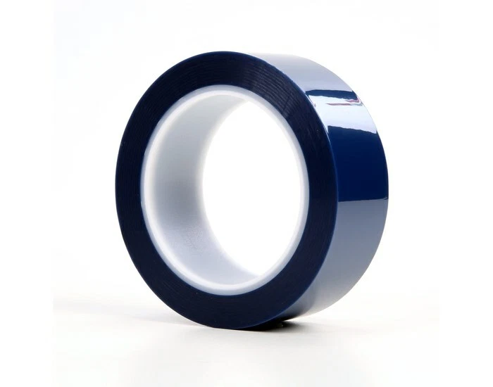 CIRCLE- 1 Inch High Temp 2 Mil Blue Powder Coating Bonding Bagging Flash Masking Tape
