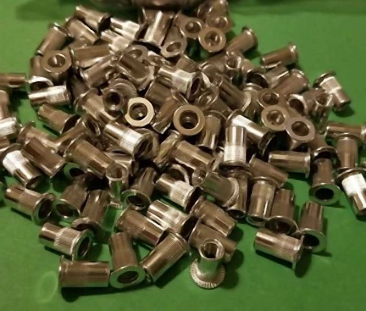 CIRCLE- 10-24 Aluminum Rivet Nut Rivnut Insert Nutsert Sae 100 Pcs