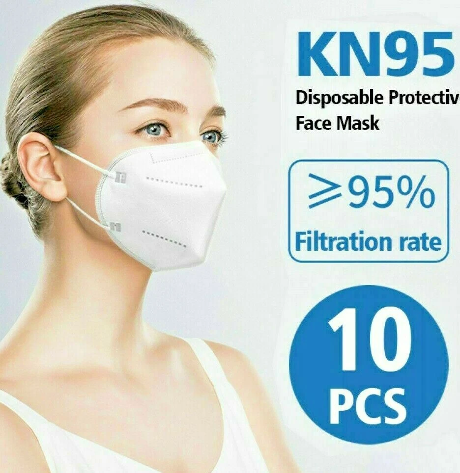 CIRCLE- 10 Pieces Kn95 Face Mask Disposable Medical Grade 5 Layer Protection