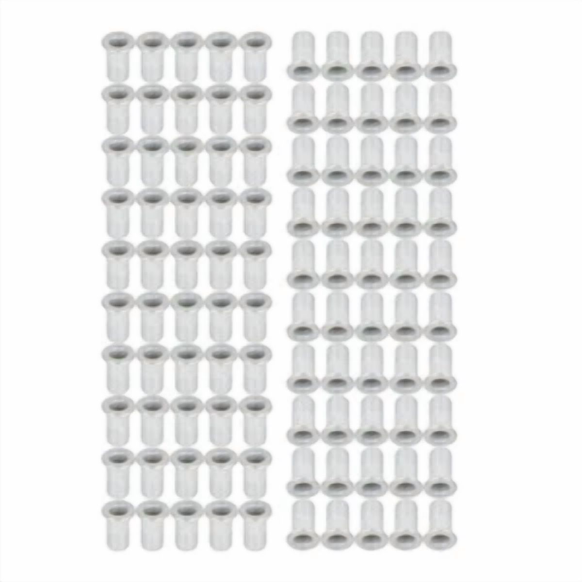 CIRCLE- 100 Pack 10 - 24 Aluminum Sliver Rivet Nut Rivnut Insert Nutsert Sae New