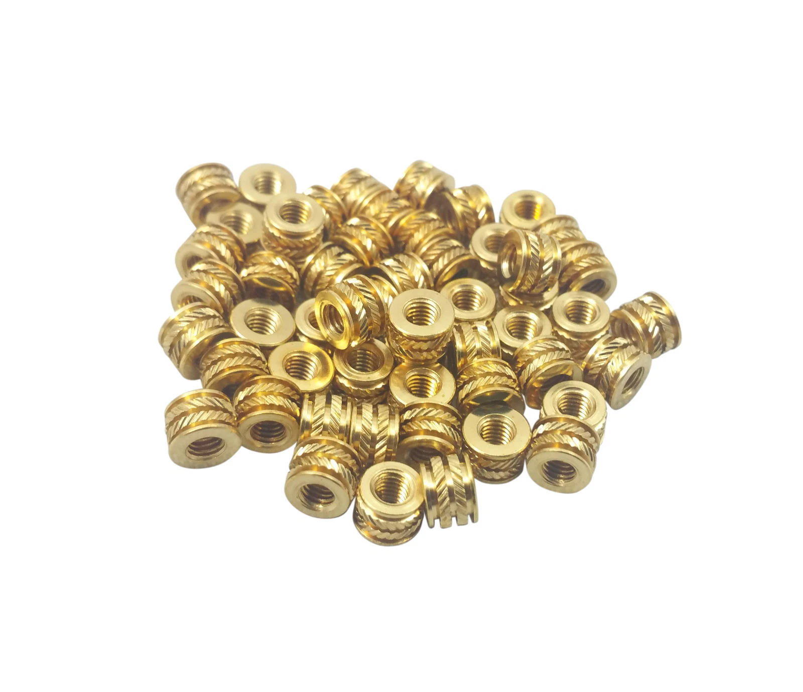 CIRCLE- 100X #4 #4-40 Brass Threaded Heat Set Inserts For Plastic 3D Printing Metal Nuts