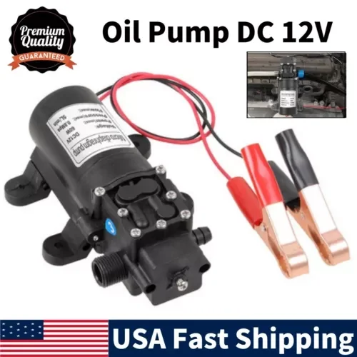 CIRCLE- 12V Motor Oil Fluid Extractor Electric Siphon Transfer Change Pump 60W Durable