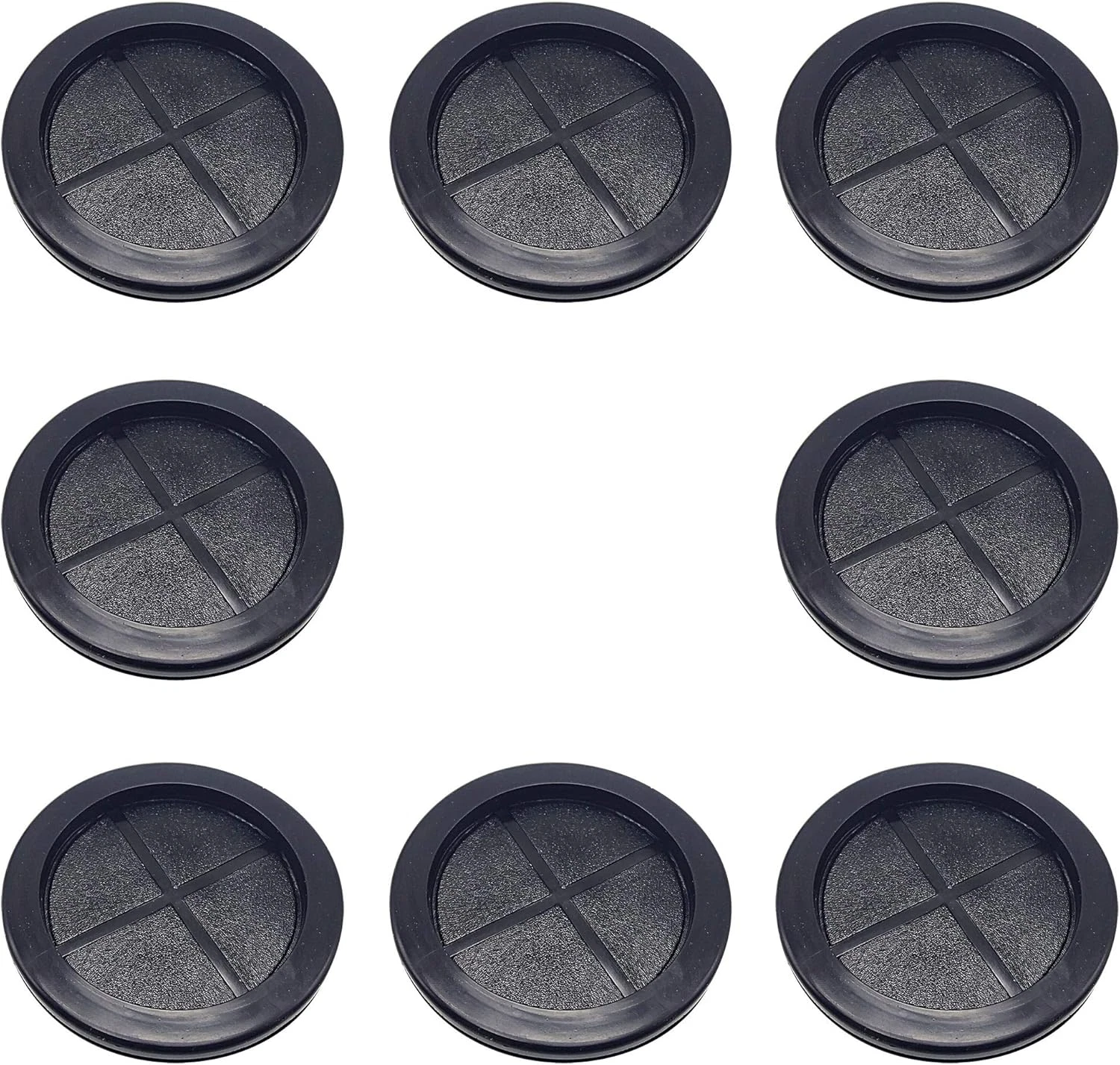 CIRCLE- 2-1/8 Id 2-1/2 Drill Hole Rubber Grommets Firewall Hole Plugs Wire Protection(