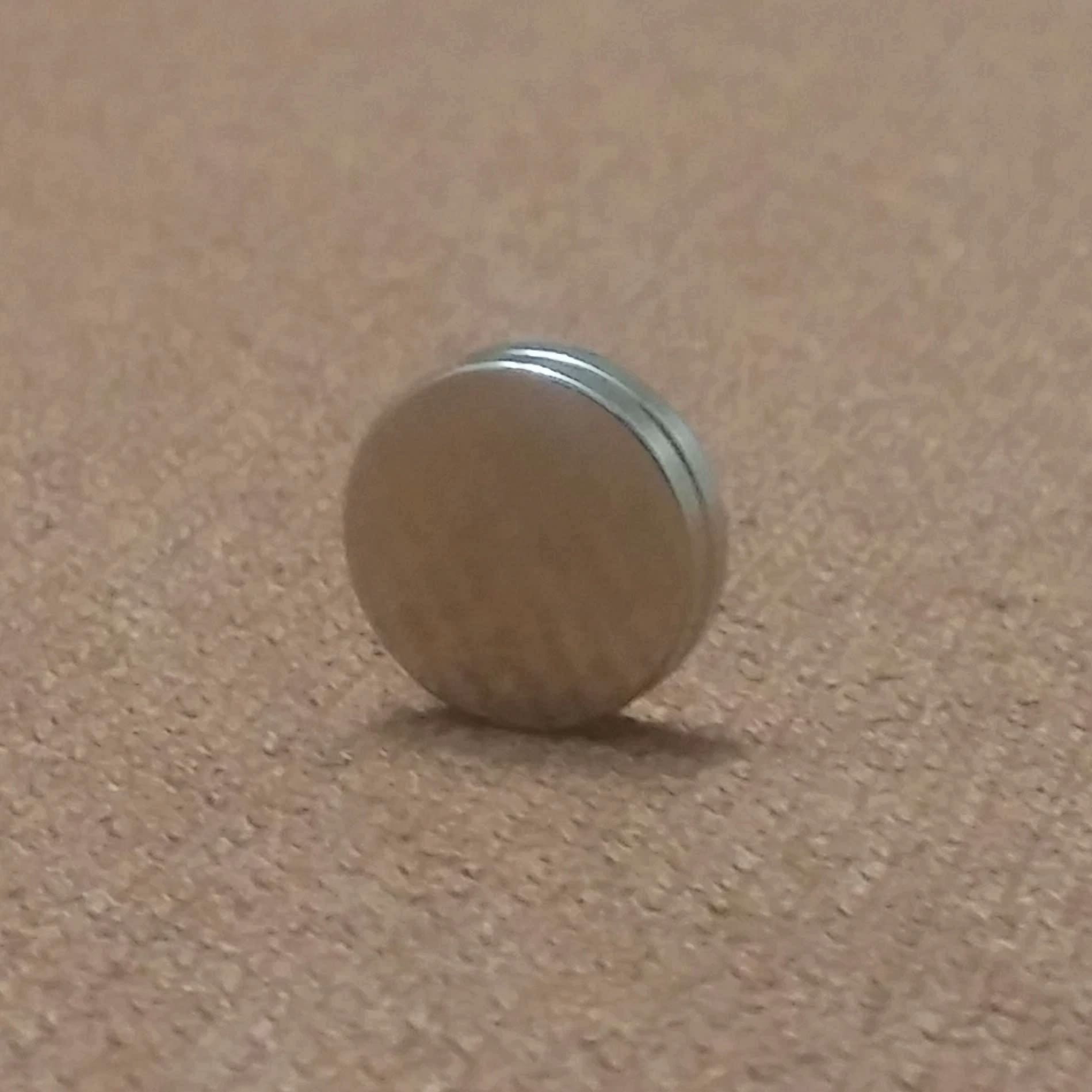 CIRCLE- 2 N52 Neodymium Cylindrical (1/2 X 1/16) Inch Cylinder/Disc Magnets.