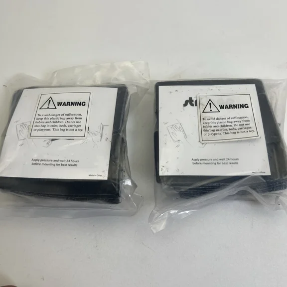 CIRCLE- 2 Packs Self Adhesive 2"X4" Hook & Loop Patches 15 Sets Per Package X 2 30 Sets